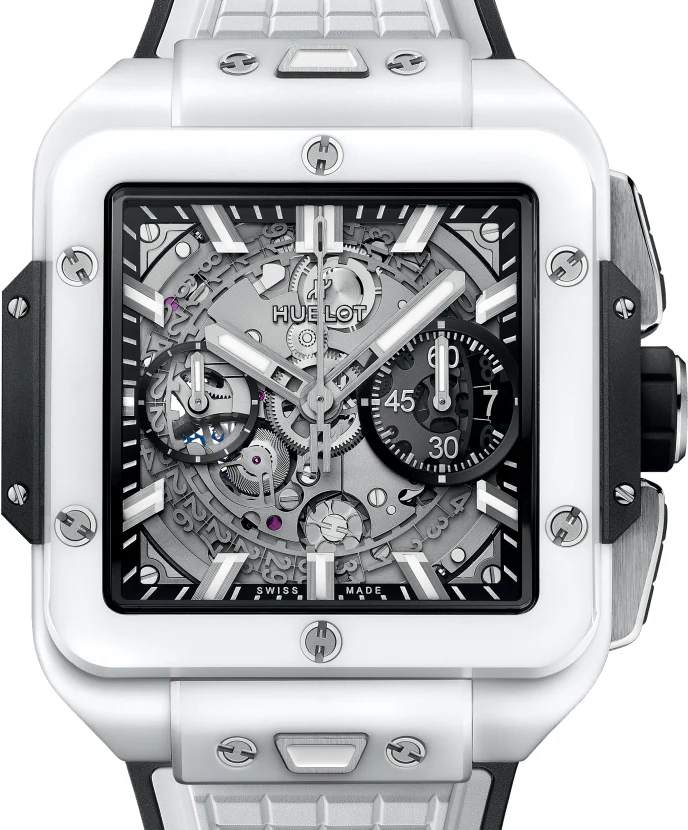 Hublot Big Bang Unico Chronograph White Ceramic Man's Watch
