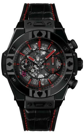 Hublot Big Bang Unico World Poker Tour All Black Chronograph 45 mm Ceramic Men's Watch