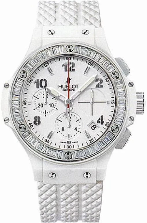 Hublot Big Bang White Ceramic & Diamonds Lady's Watch