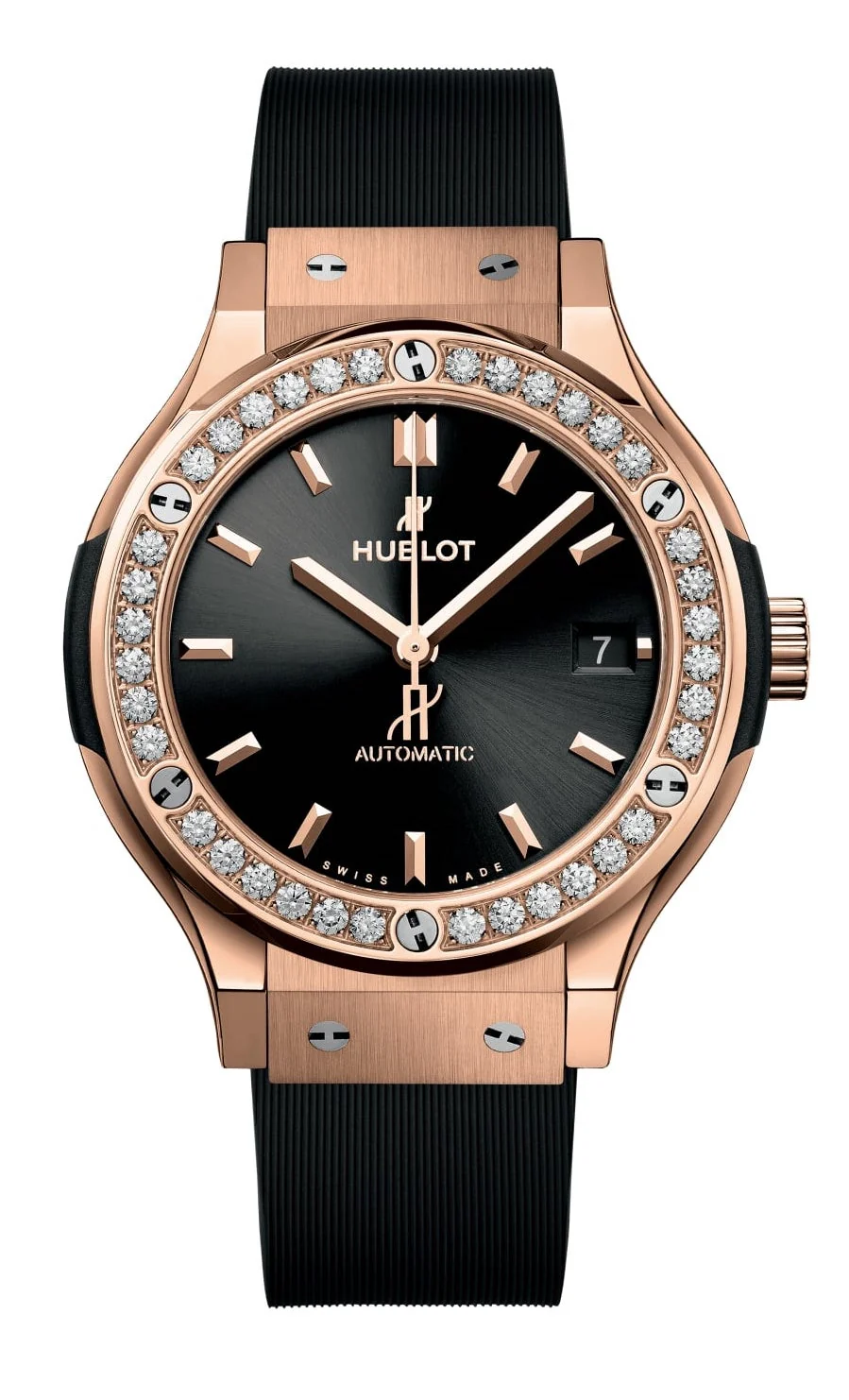 Hublot Classic Fusion Green King Gold & Diamonds Unisex Watch