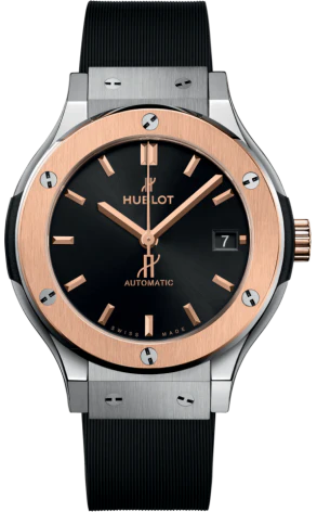 Hublot Classic Fusion Titanium & 18K Rose Gold Unisex Watch