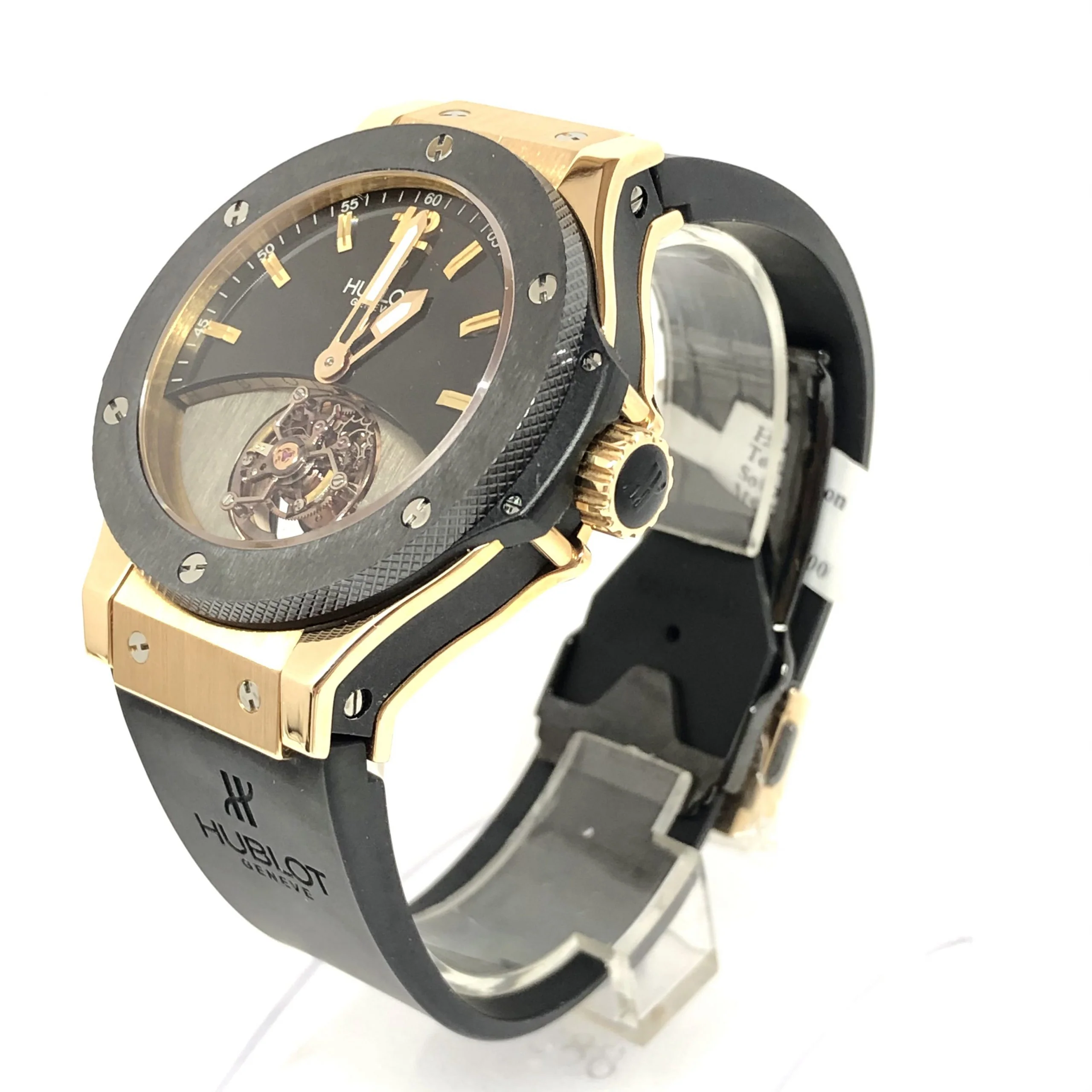 Hublot Big Bang Tourbillon Solo 18K Rose Gold & Ceramic Men’s Watch - Image 3