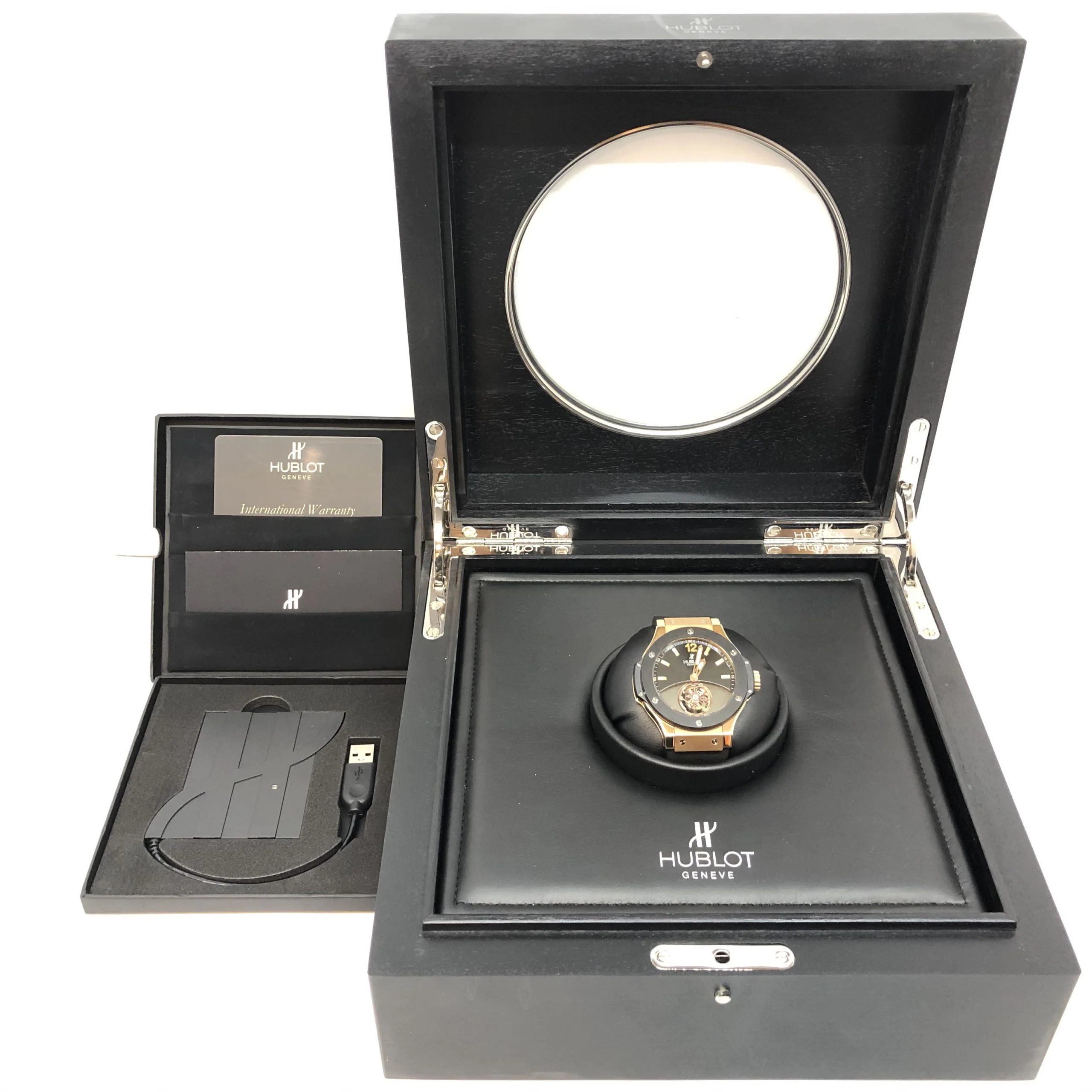 Hublot Big Bang Tourbillon Solo 18K Rose Gold & Ceramic Men’s Watch - Image 4