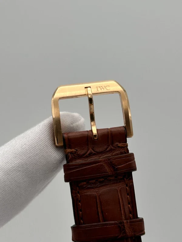IWC Portuguese Chrono-Automatic Chronograph 18K Rose Gold Unisex Watch - Image 10