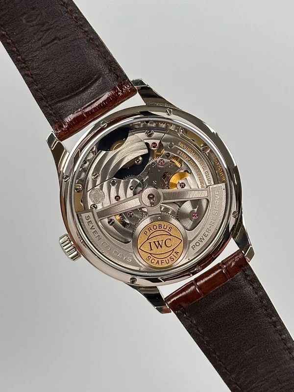 IWC Portuguese Tourbillon Mystere 18K White Gold Men’s Watch - Image 9