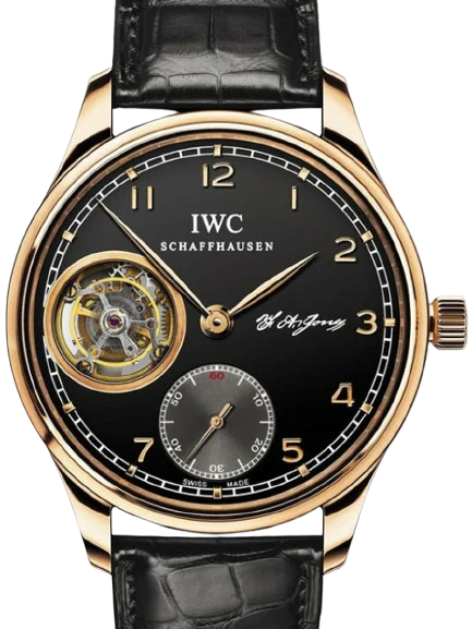 IWC Portuguese Tourbillon Handwound Jones Limited Edition 500 18k Rose Gold Men’s Watch