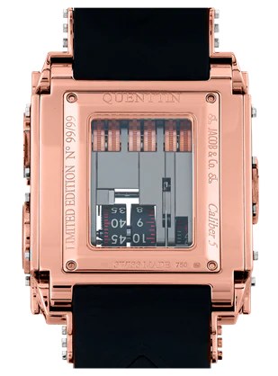 Jacob & Co The Quenttin Tourbillon 18K Rose Gold Men's Watch - Image 2