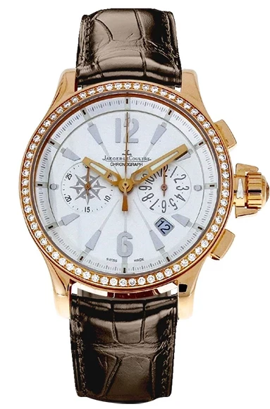 Jaeger-LeCoultre Master Compressor Chronograph 18K Rose Gold & Diamonds Lady's Watch