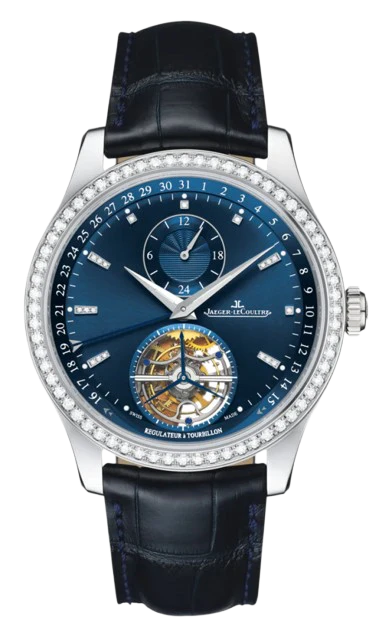 Jaeger-LeCoultre Master Control Tourbillon Dualtime 18K White Gold Men’s Watch
