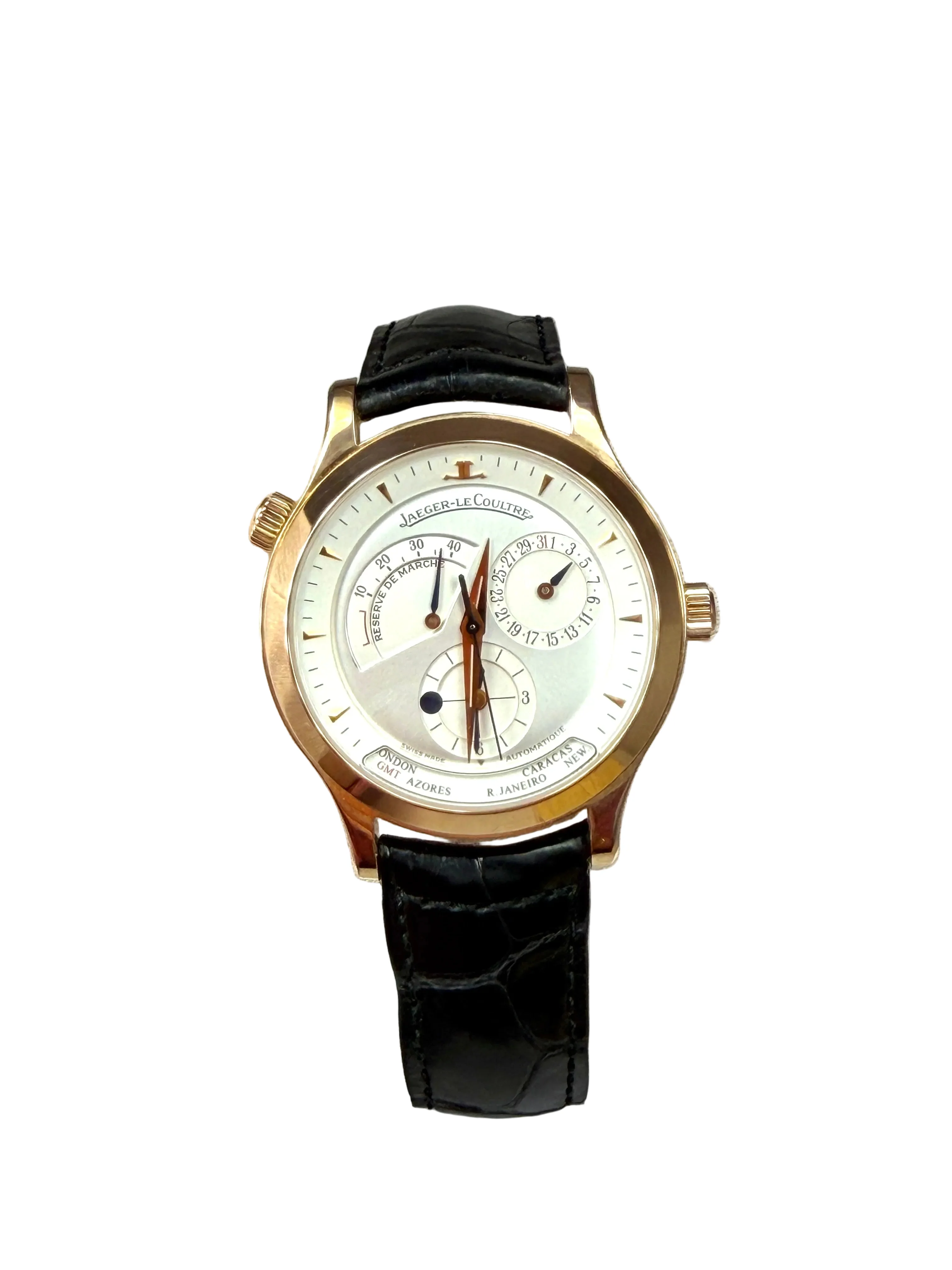 Jaeger-LeCoultre Master Geographic 18K Rose Gold Men’s Watch - Image 2