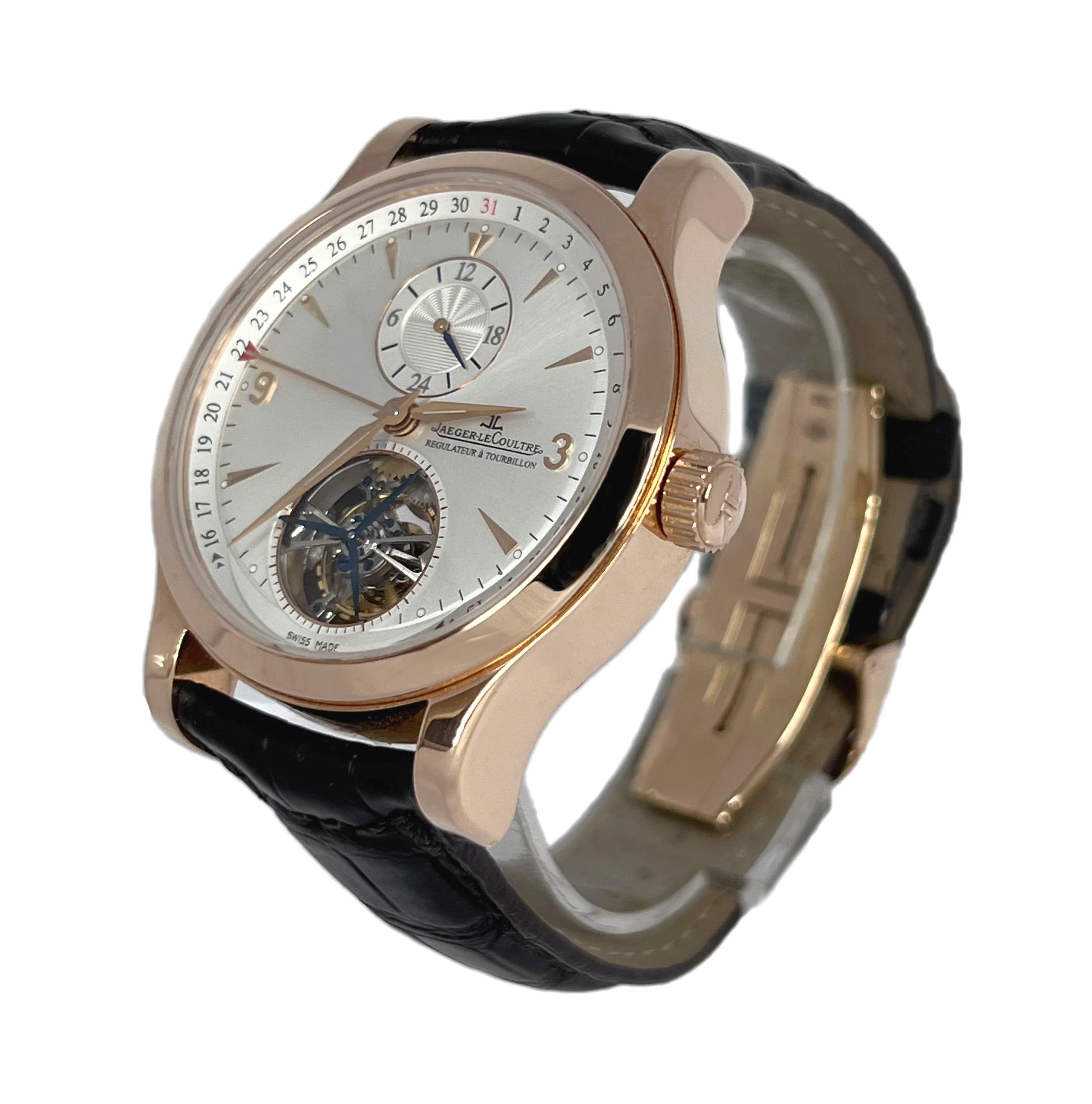 Jaeger-LeCoultre Master Tourbillon 18K Rose Gold Men's Watch - Image 4