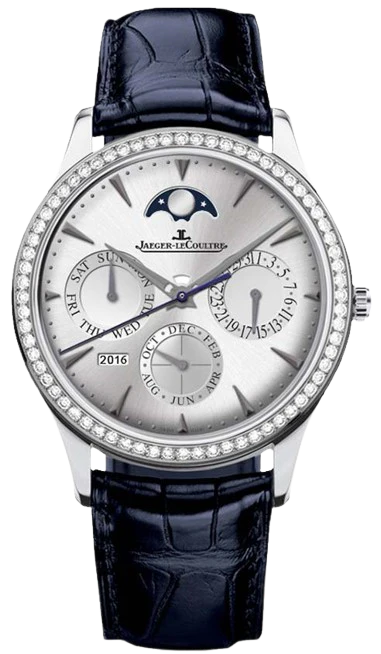 Jaeger-LeCoultre Master Ultra Thin Perpetual 18k White Gold Women’s Watch