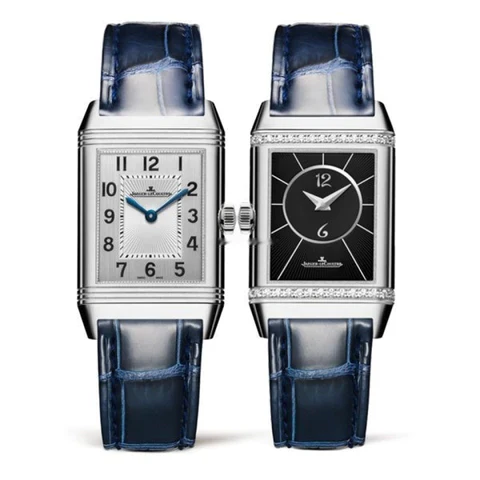 Jaeger-Lecoultre Reverso Classic Duetto Stainless steel & Diamonds Lady's Watch