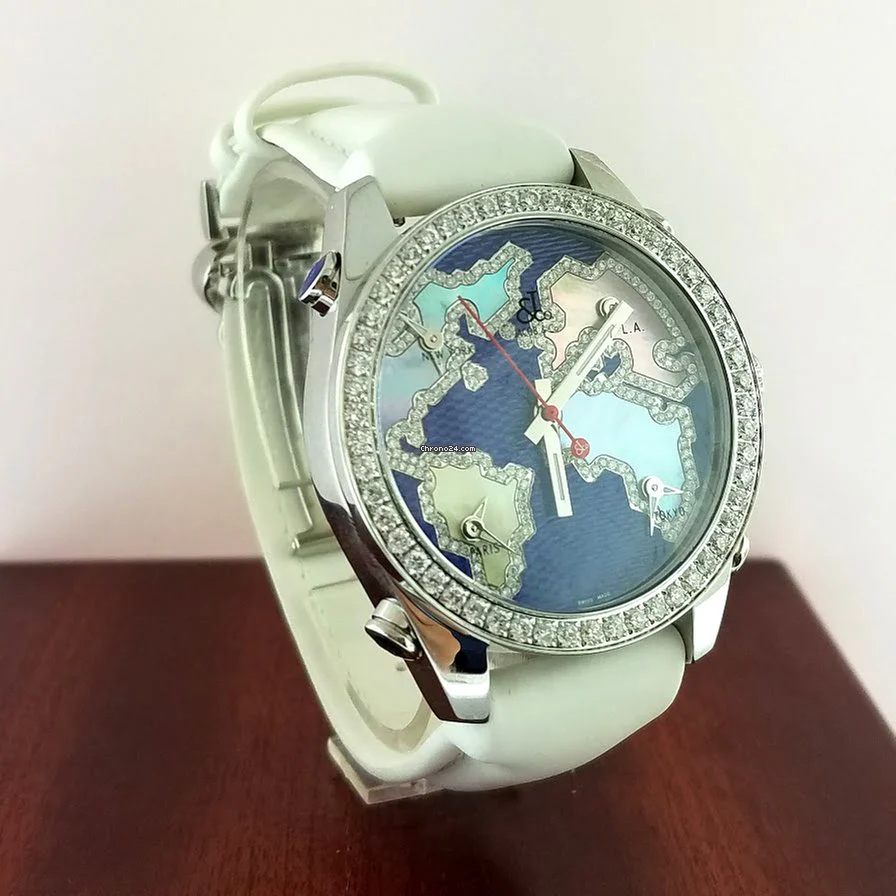 Jacob and Co Five Time Zone Stainless Steel Watch - Image 3