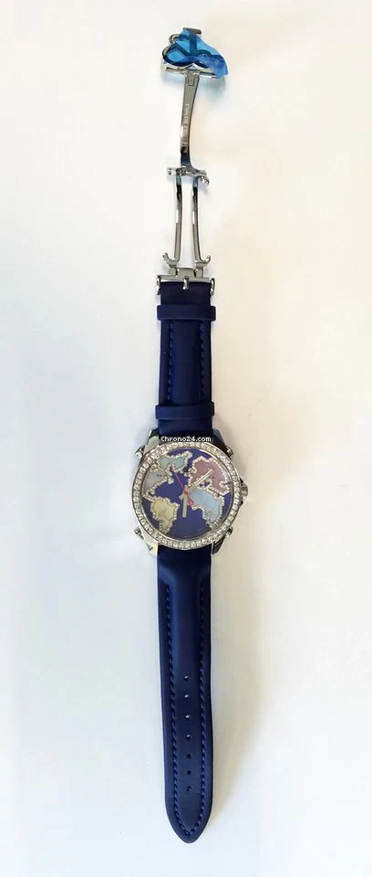 Jacob and Co Five Time Zone Stainless Steel Watch - Image 5