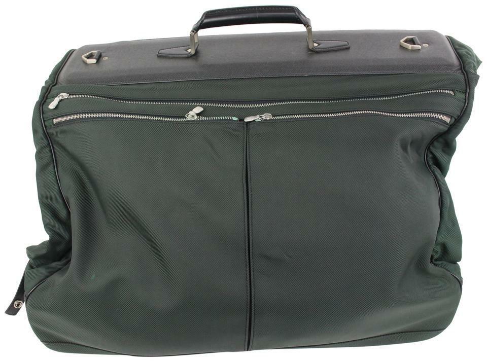 Louis Vuitton Green Taiga Leather x Nylon Santore Ardoise Garment Travel - Image 13