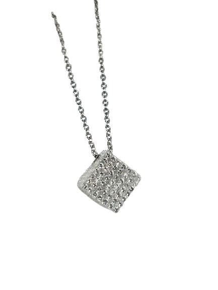 Luca Carati Diamond Cube Pendant - Image 5