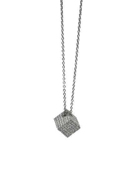 Luca Carati Diamond Cube Pendant - Image 7