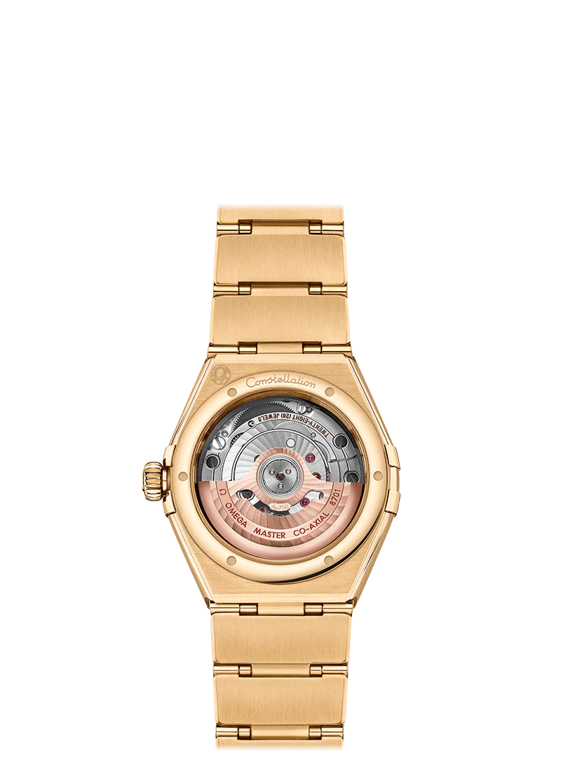 Omega Constellation Co-Axial Master Chronometer 18K Yellow Gold & Diamond Lady’s Watch - Image 2