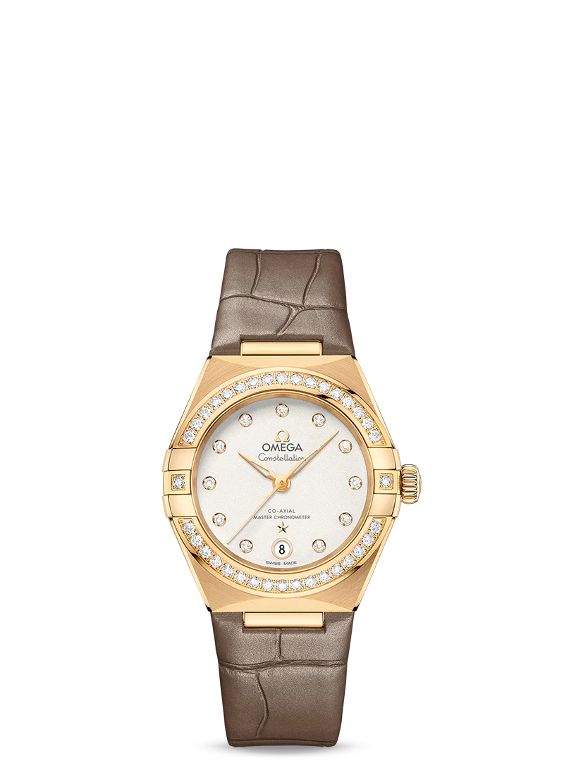 Omega Constellation Co-Axial Master Chronometer 18K Yellow Gold & Diamond Lady’s Watch