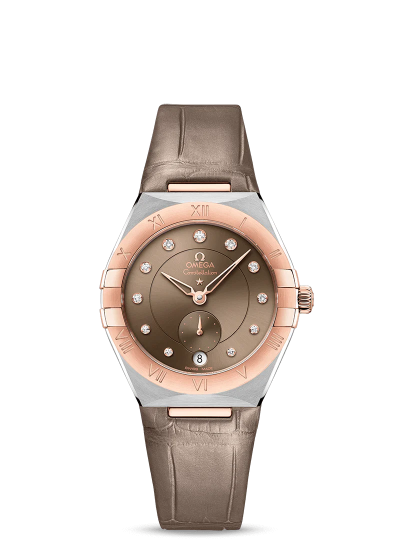 Omega Constellation Co-Axial Master Chronometer Small seconds Stainless steel & Sedna™ Gold & Diamonds Lady’s Watch