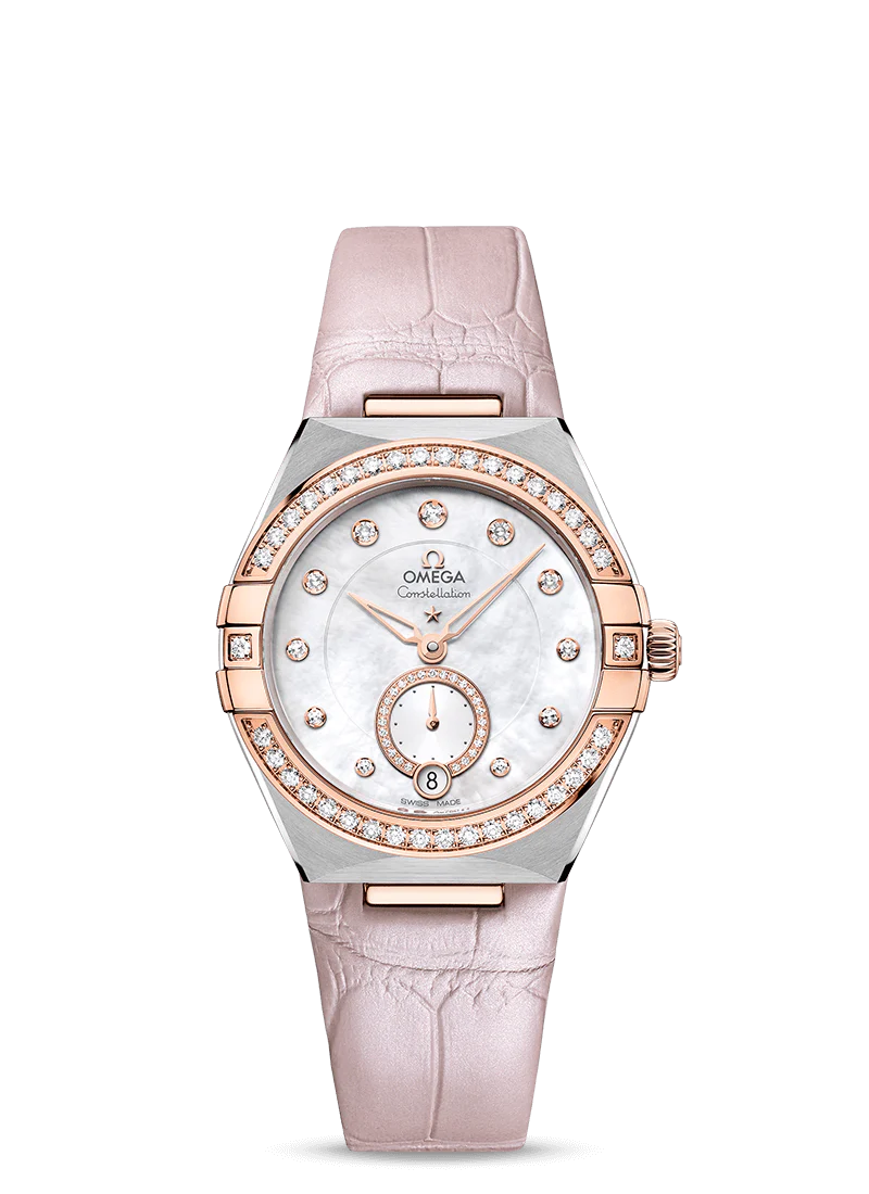 Omega Constellation Co-Axial Master Chronometer Small seconds Stainless steel & Sedna™ Gold & Diamonds Lady’s Watch