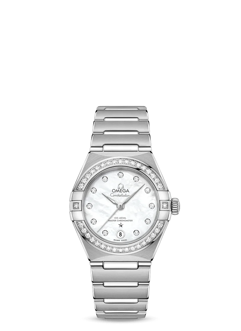 Omega Constellation Co-Axial Master Chronometer Stainless steel & Diamonds Lady’s Watch