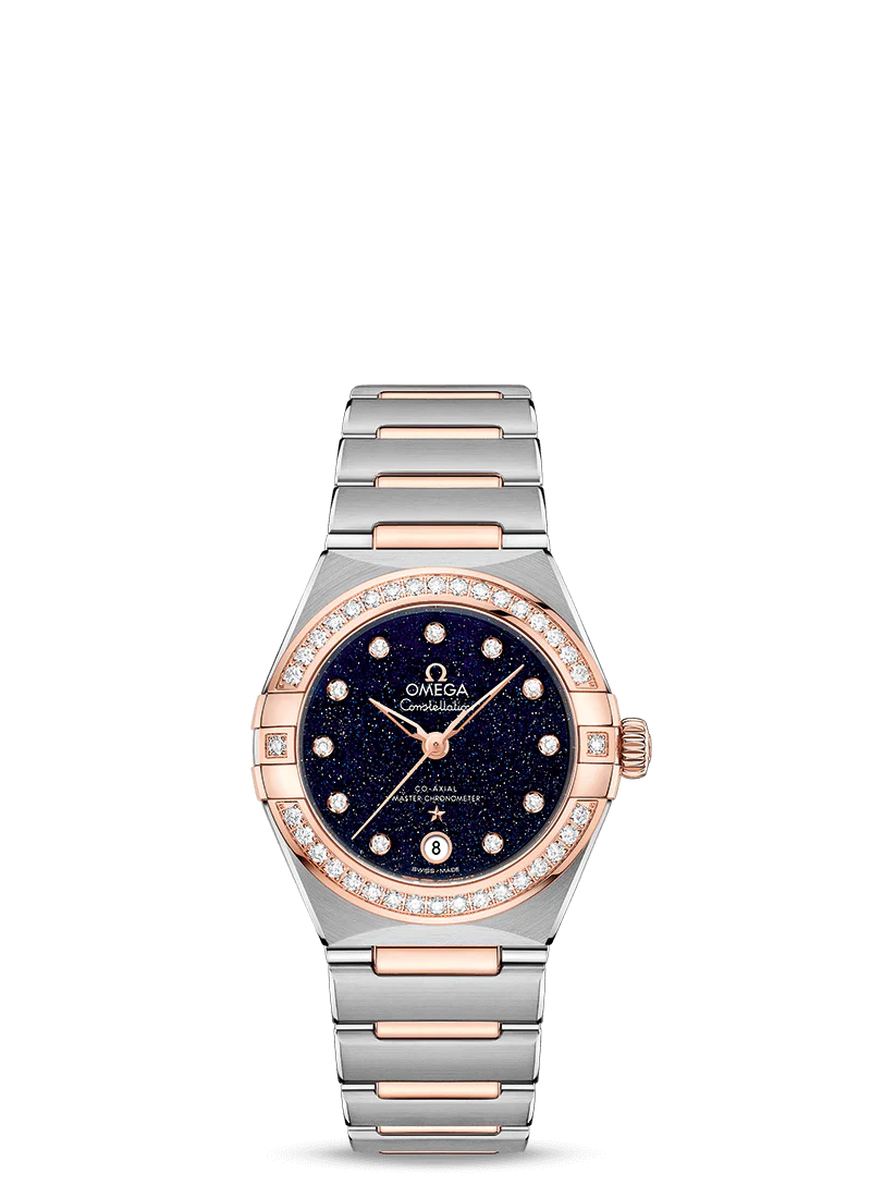 Omega Constellation Co-Axial Master Chronometer Stainless steel & Sedna™ Gold & Diamonds Lady’s Watch