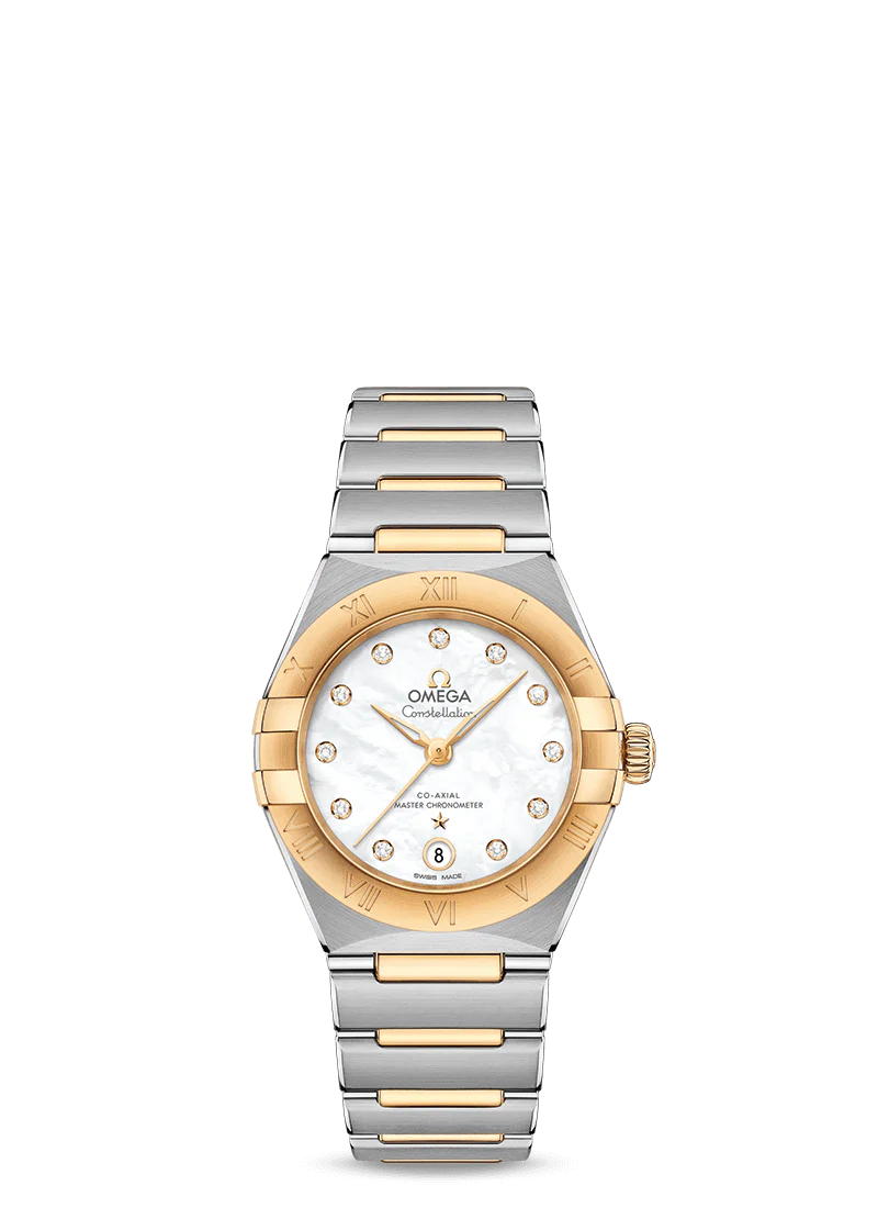 Omega Constellation Co-Axial Master Chronometer Stainless steel & Yellow Gold & Diamond Lady’s Watch