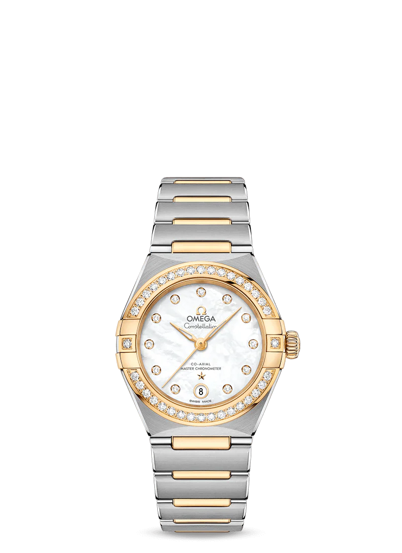 Omega Constellation Co-Axial Master Chronometer Stainless steel & Yellow Gold & Diamond Lady’s Watch