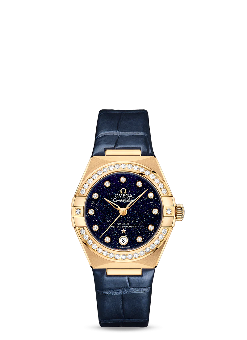 Omega Constellation Co-Axial Master Chronometer Yellow Gold & Diamonds Lady’s Watch