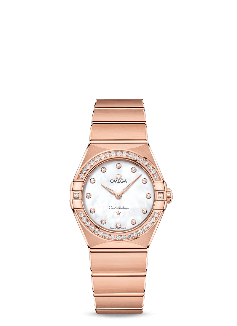 Omega Constellation Quartz 18K Sedna™ Gold & Diamonds Lady’s Watch
