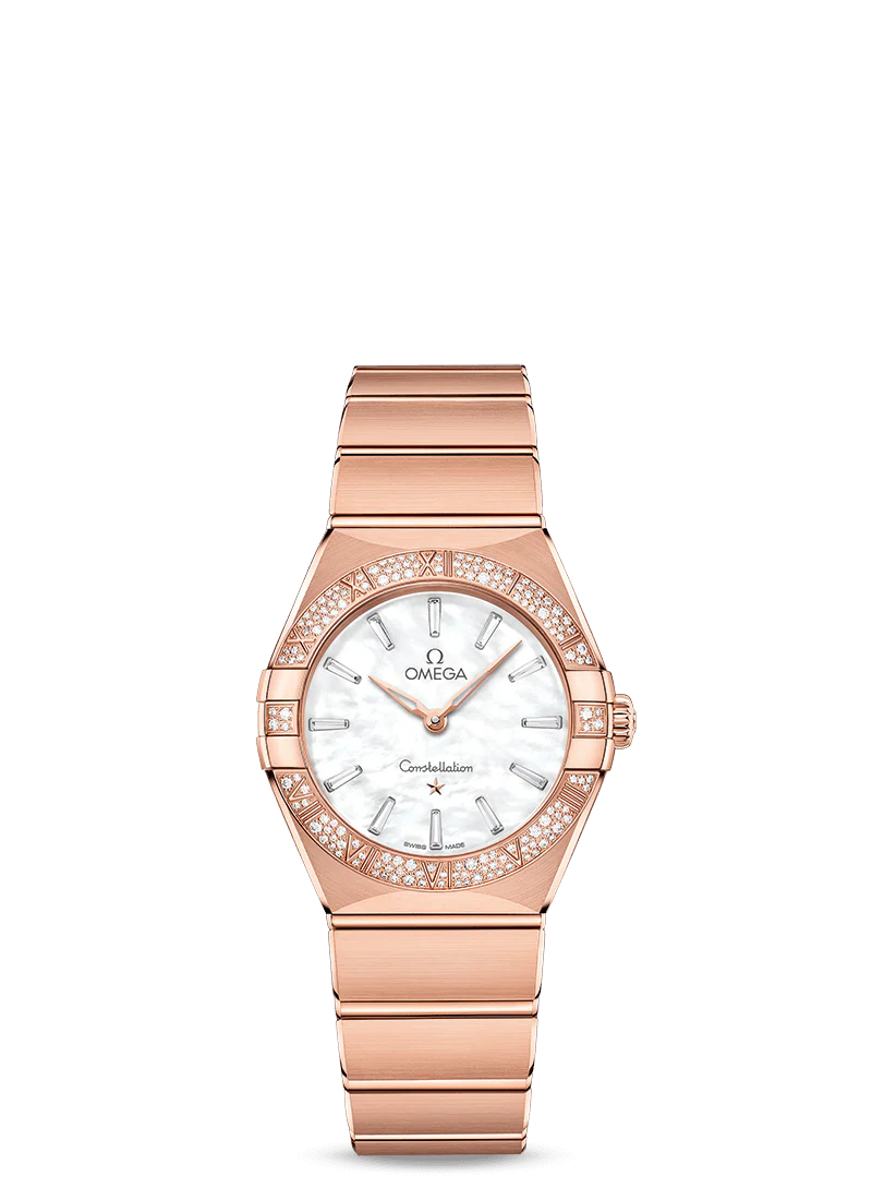 Omega Constellation Quartz 18K Sedna™ Gold & Diamonds Lady’s Watch