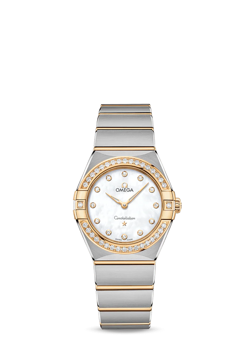Omega Constellation Quartz Stainless steel & 18K Yellow Gold & Diamonds Lady’s Watch