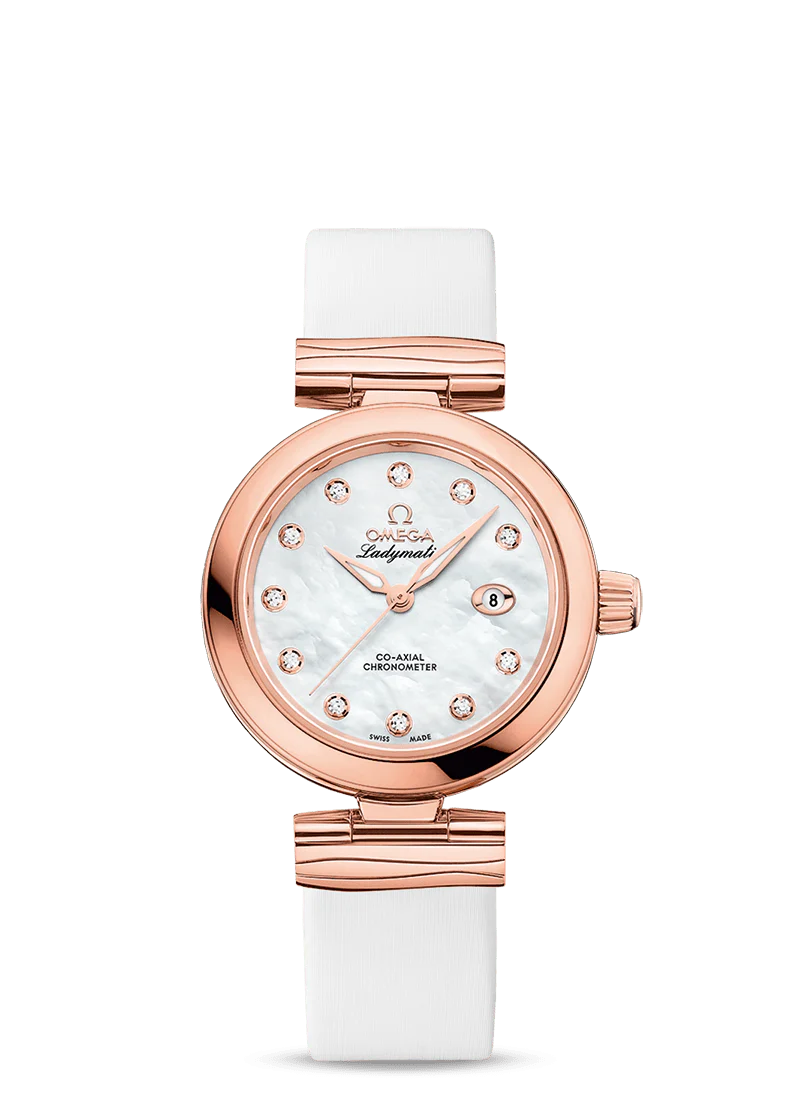 Omega De Ville Co-Axial Master Chronometer 18K Sedna™Gold & Diamonds Lady's Watch