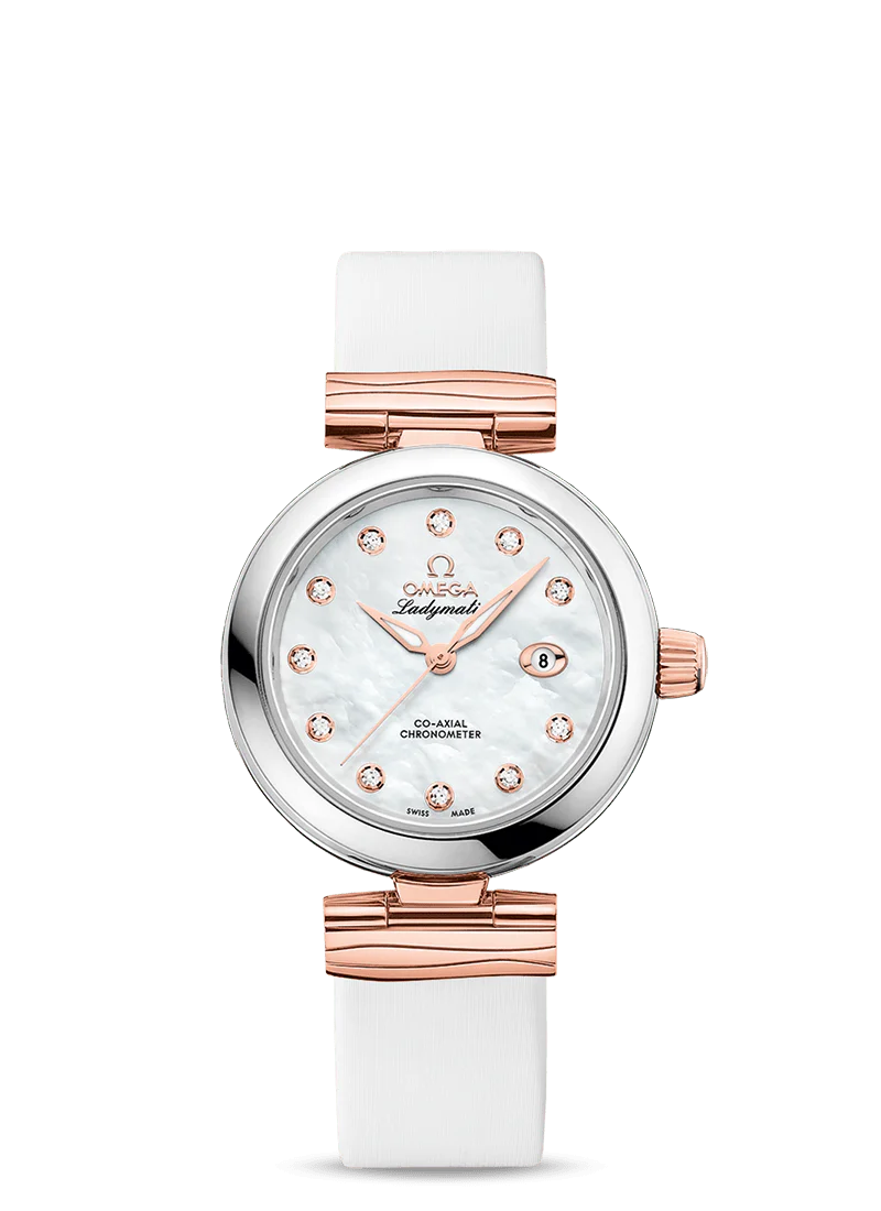 Omega De Ville Co-Axial Master Chronometer Stainless Steel & 18K Sedna™ Gold & Diamonds Lady's Watch
