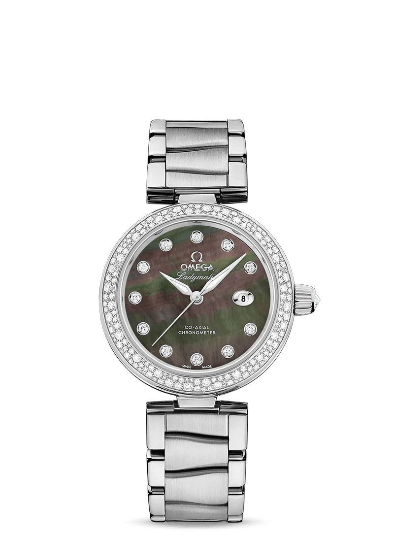 Omega De Ville Co-Axial Master Chronometer Stainless Steel & Diamonds Lady's Watch