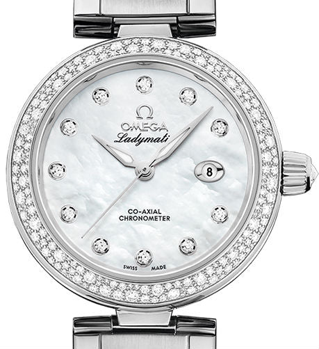 Omega De ville Ladymatic Stainless steel & Diamonds Lady's Watch - Image 2