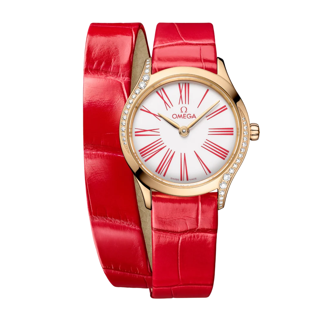 Omega De ville Mini Trésor 18K Moonshine™ Gold & Diamonds Lady's Watch