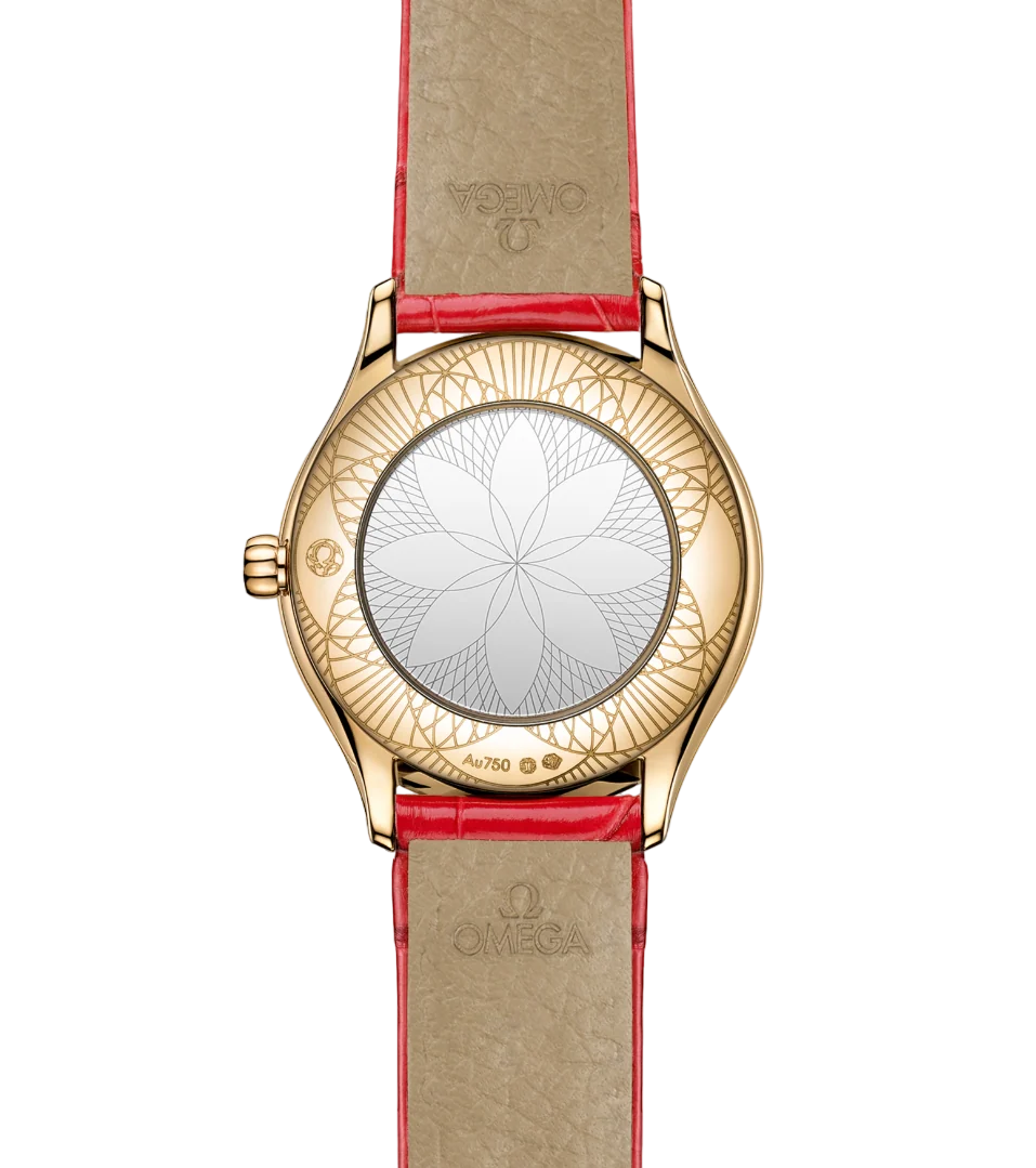 Omega De ville Mini Trésor 18K Moonshine™ Gold & Diamonds Lady's Watch - Image 3