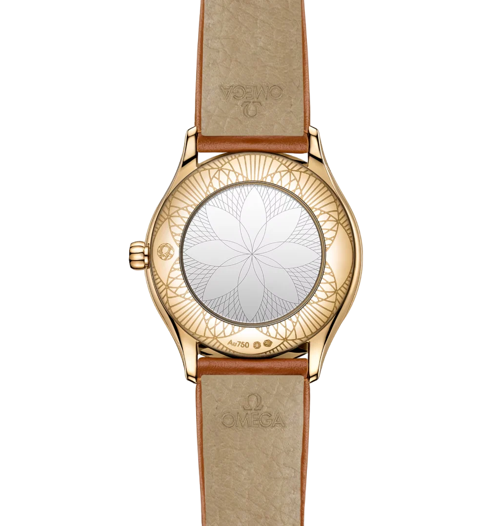 Omega De ville Mini Trésor 18K Moonshine™ Gold & Diamonds Lady's Watch - Image 3