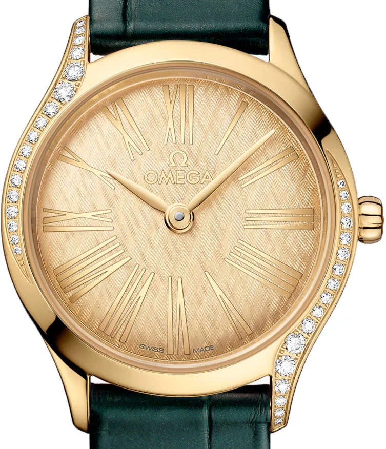 Omega De ville Mini Trésor 18K Moonshine™ Gold & Diamonds Lady's Watch - Image 2