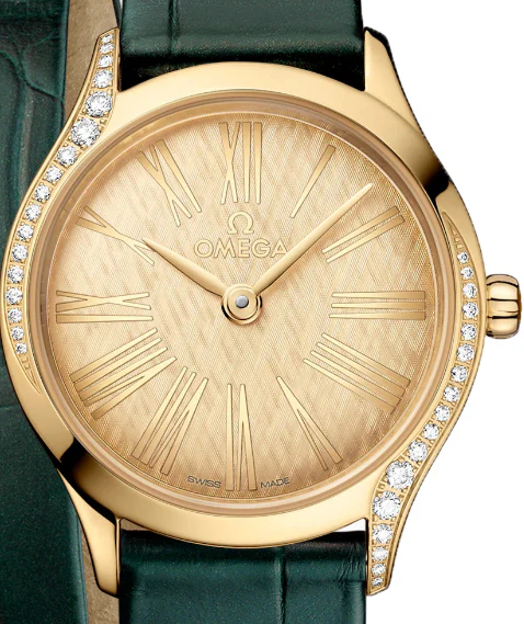 Omega De ville Mini Trésor 18K Moonshine™ Gold & Diamonds Lady's Watch - Image 2