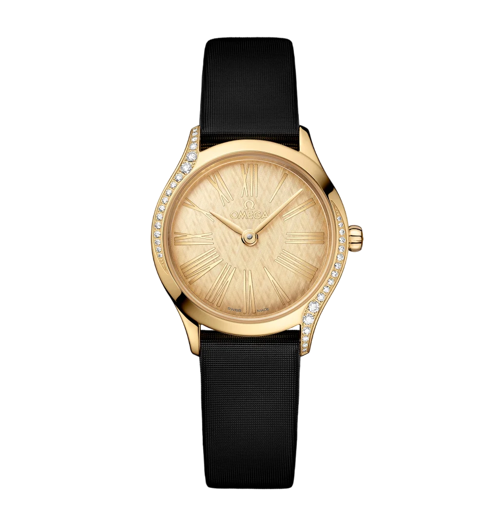 Omega De ville Mini Trésor 18K Moonshine™ Gold & Diamonds Lady's Watch