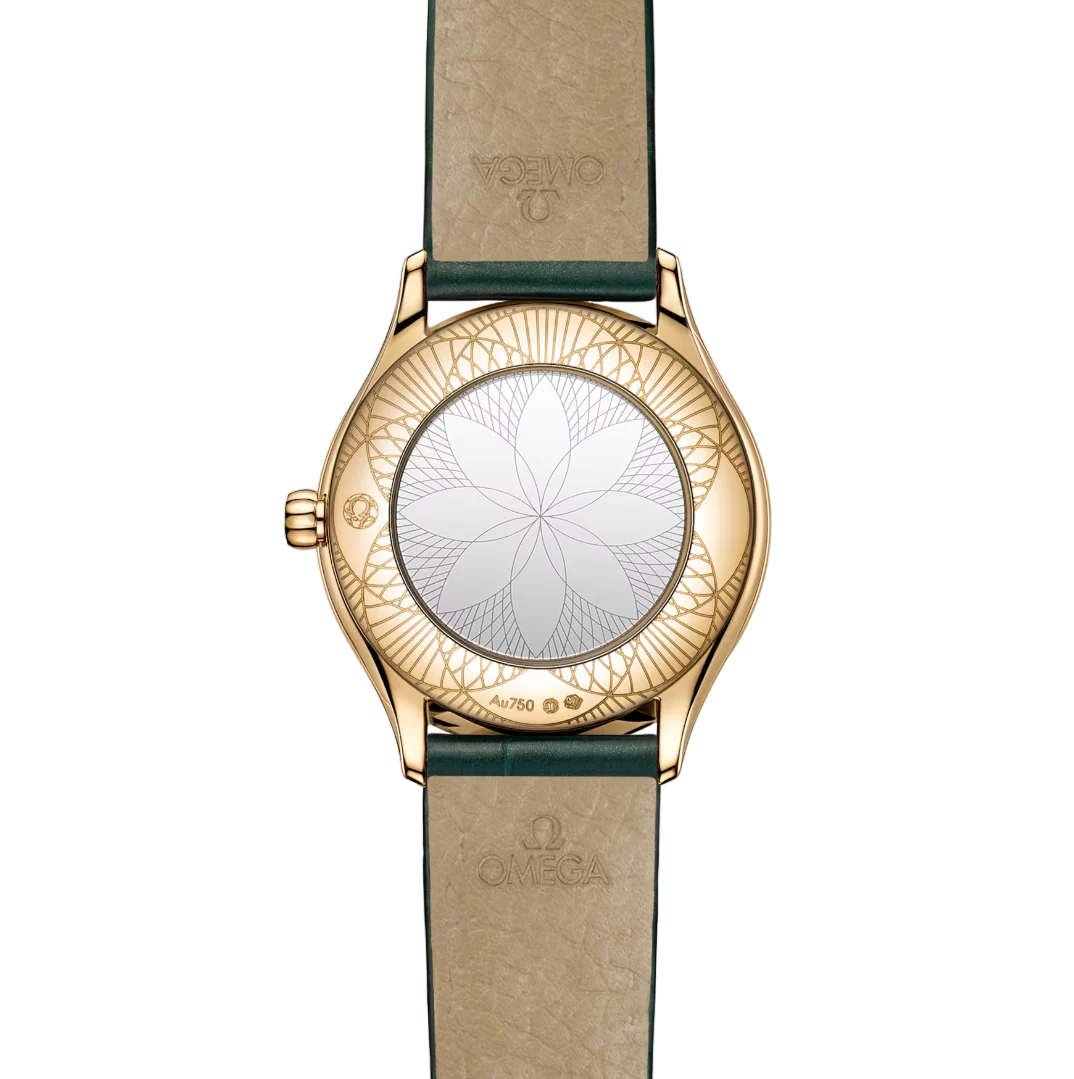 Omega De ville Mini Trésor 18K Moonshine™ Gold & Diamonds Lady's Watch - Image 3