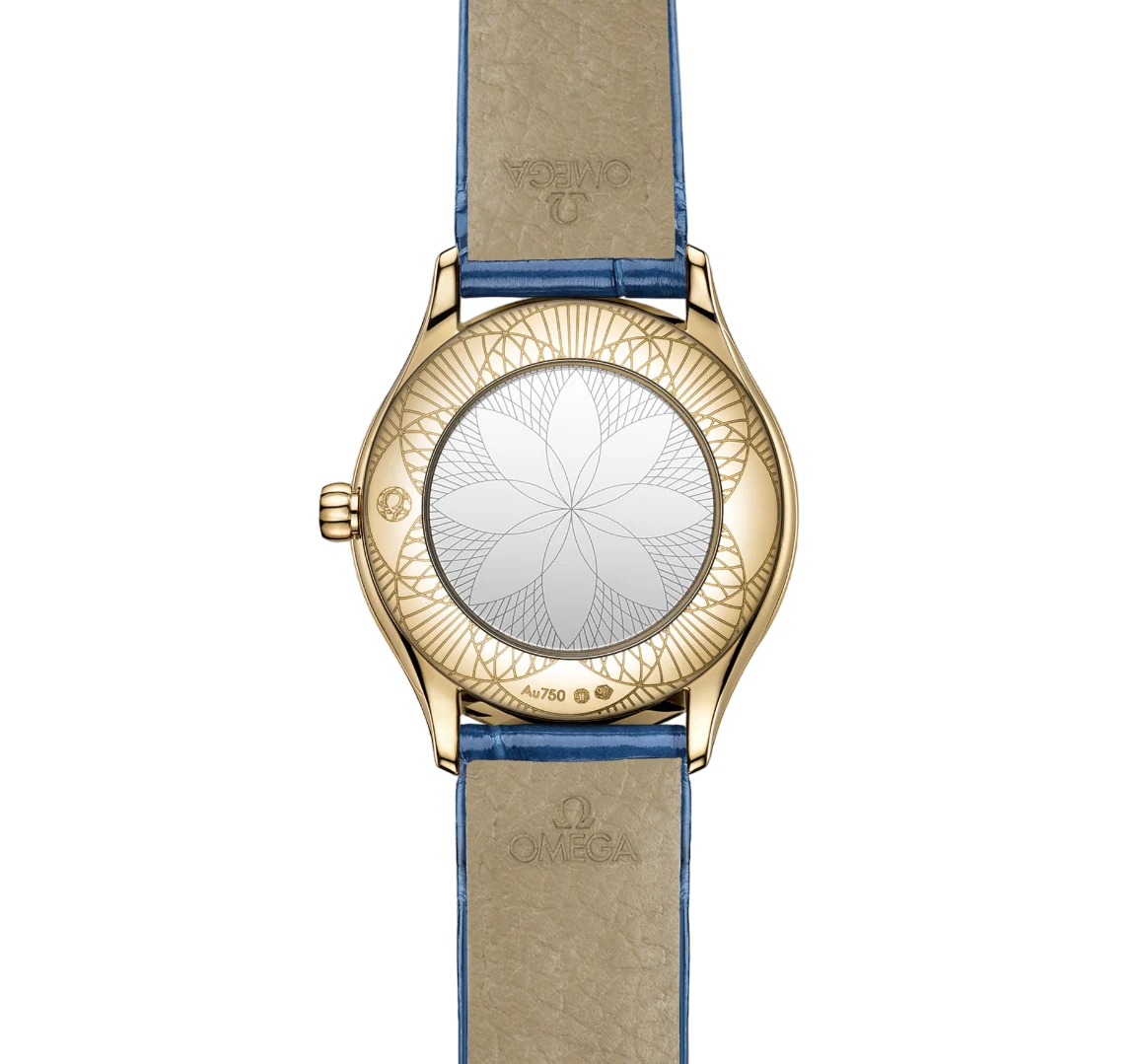 Omega De ville Mini Trésor 18K Moonshine™ Gold & Diamonds Lady's Watch - Image 3