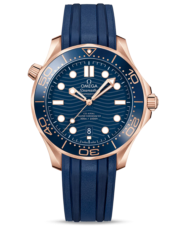 Omega Seamaster 300 Master Co-Axial 18K Sedna Gold