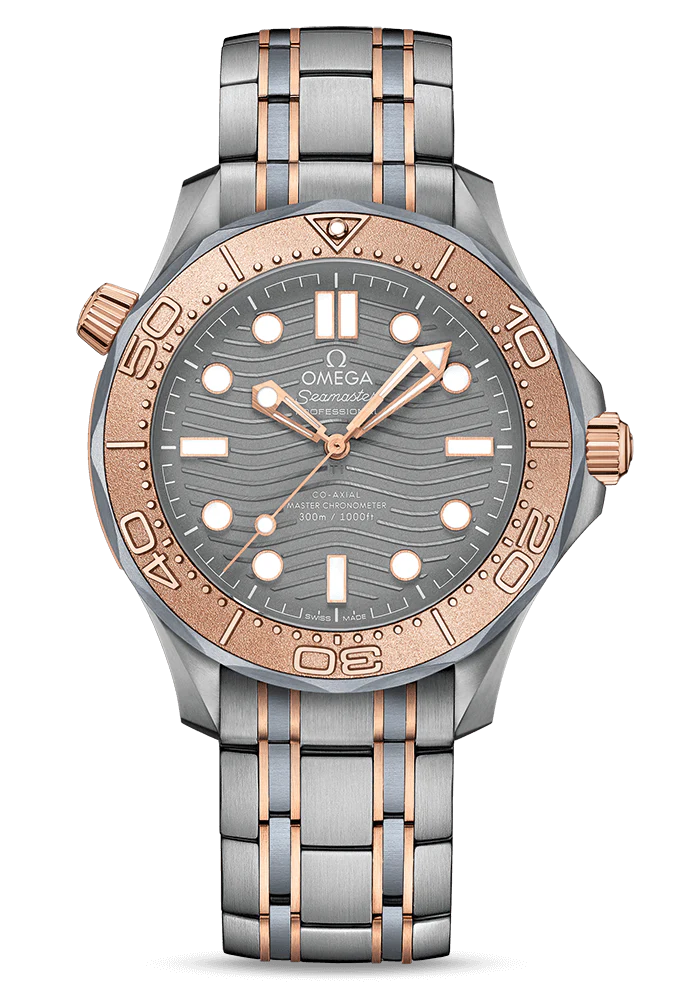 Omega Seamaster 300 Master Co-Axial Titanium & 18K Sedna Gold