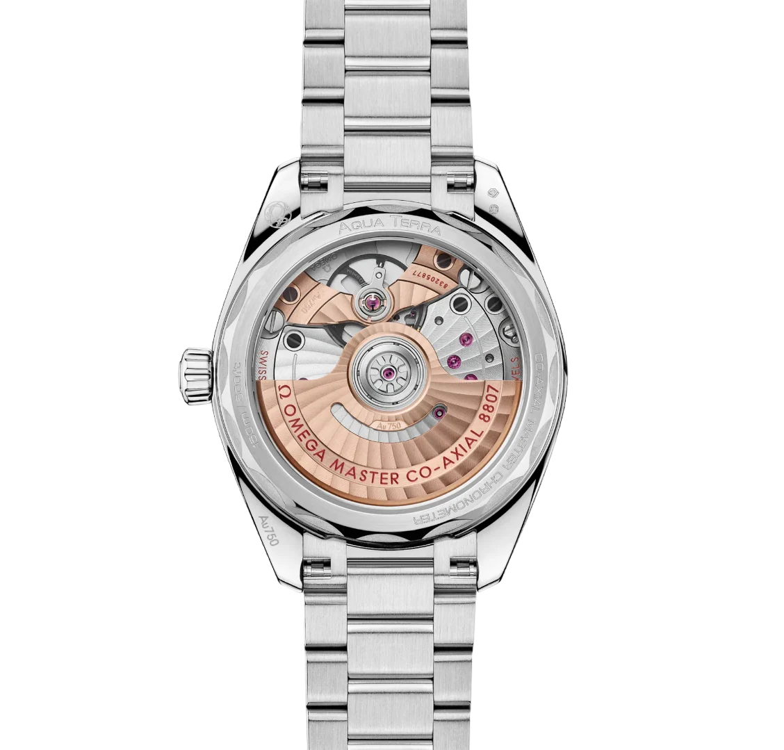 Omega Seamaster Aqua Terra 18K Canopus Gold™& Diamonds Lady's Watch - Image 3