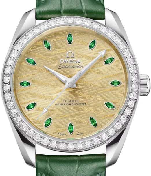 Omega Seamaster Aqua Terra 18K Canopus Gold™ & Diamonds Unisex Watch - Image 2